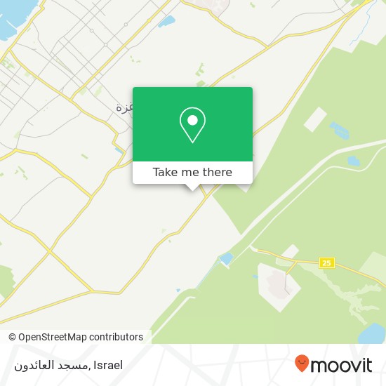 مسجد العائدون map