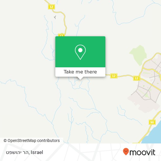 הר יהושפט map