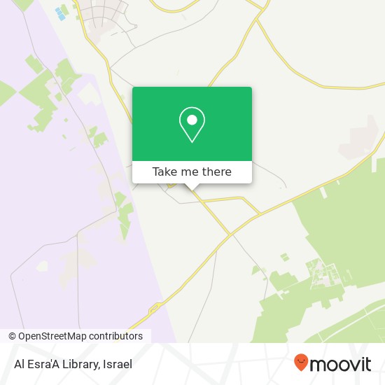 Al Esra'A Library map