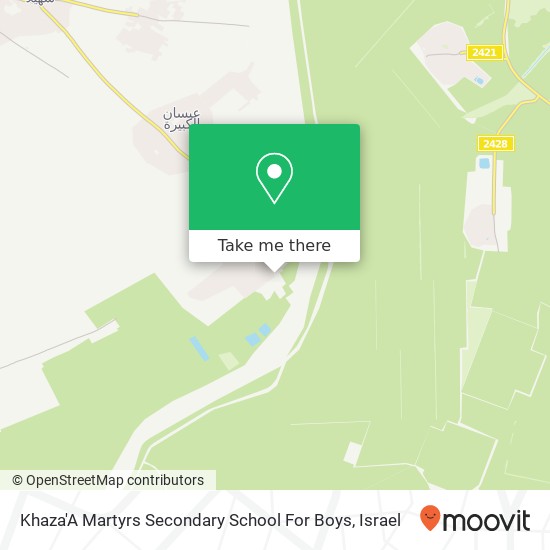 Khaza'A Martyrs Secondary School For Boys map