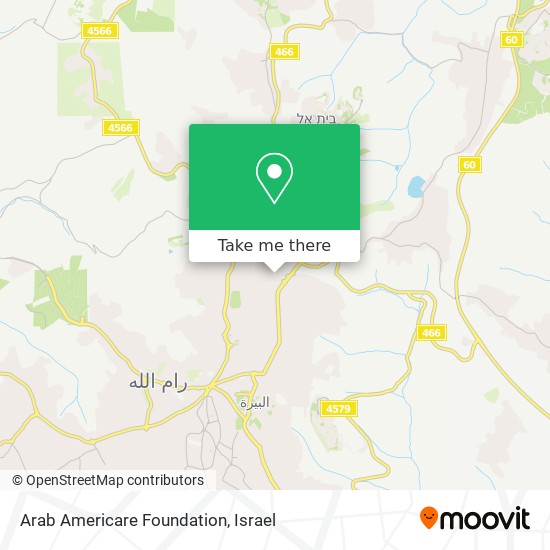Arab Americare Foundation map