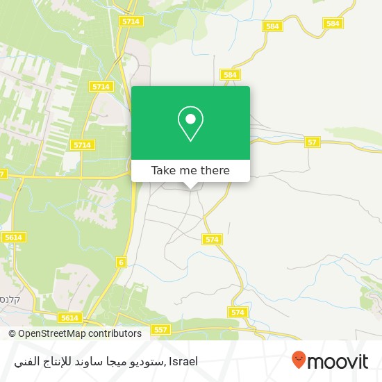 ستوديو ميجا ساوند للإنتاج الفني map