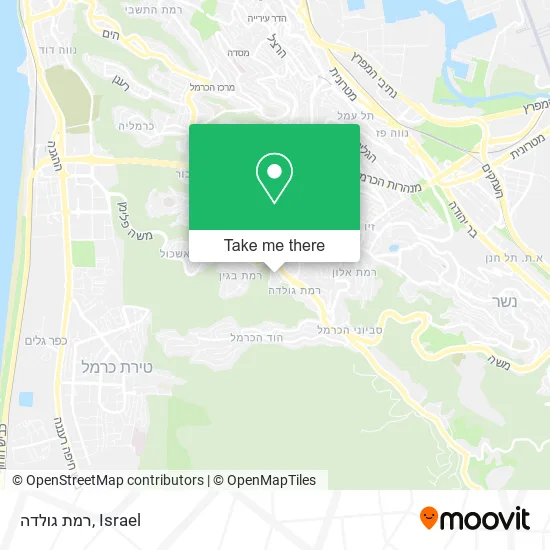 Карта רמת גולדה