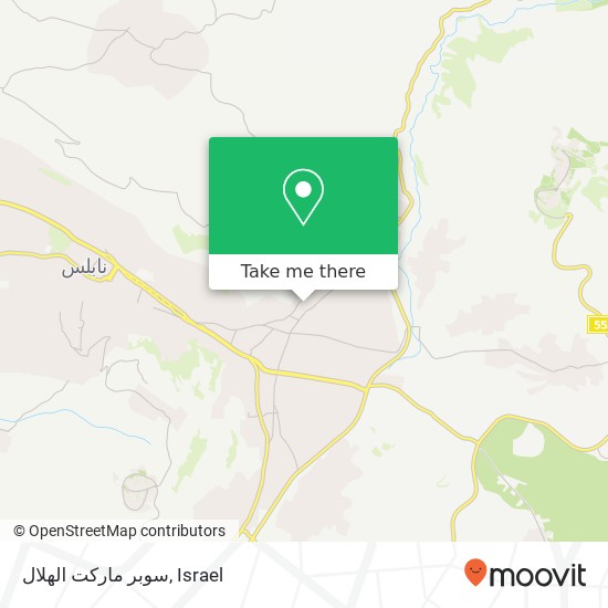 سوبر ماركت الهلال map