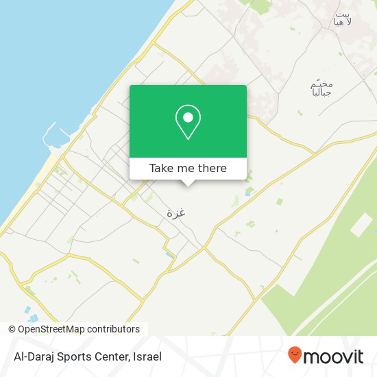 Al-Daraj Sports Center map