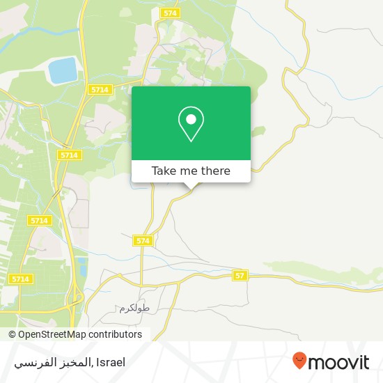 المخبز الفرنسي map