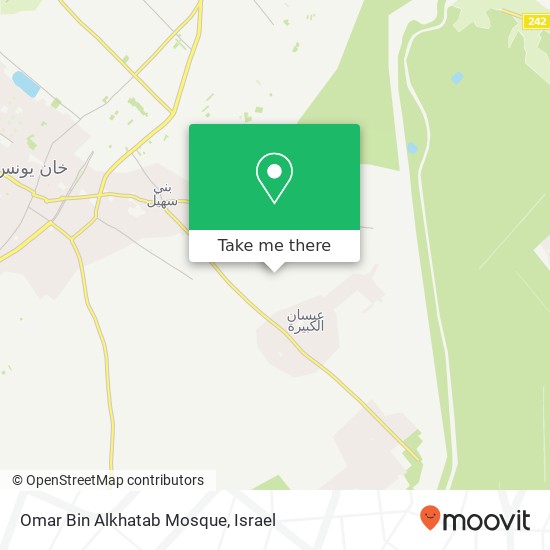 Omar Bin Alkhatab Mosque map