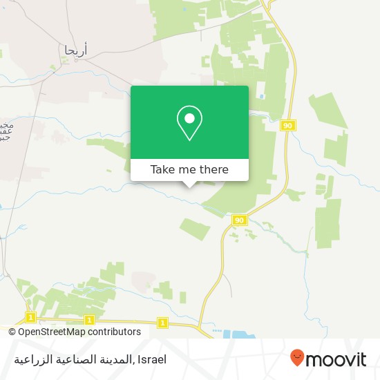 المدينة الصناعية الزراعية map