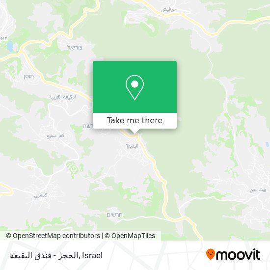 Карта الحجز - فندق البقيعة