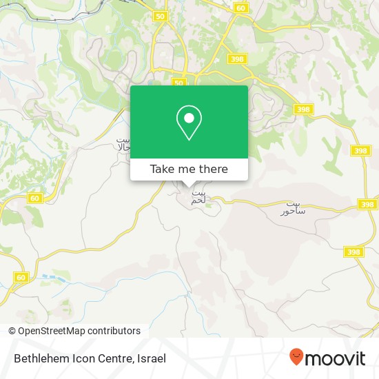 Bethlehem Icon Centre map