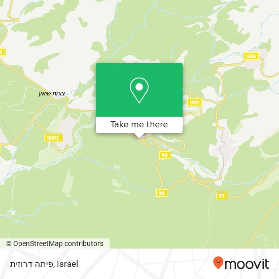 פיתה דרוזית map