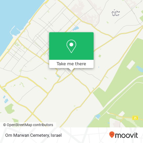 Om Marwan Cemetery map