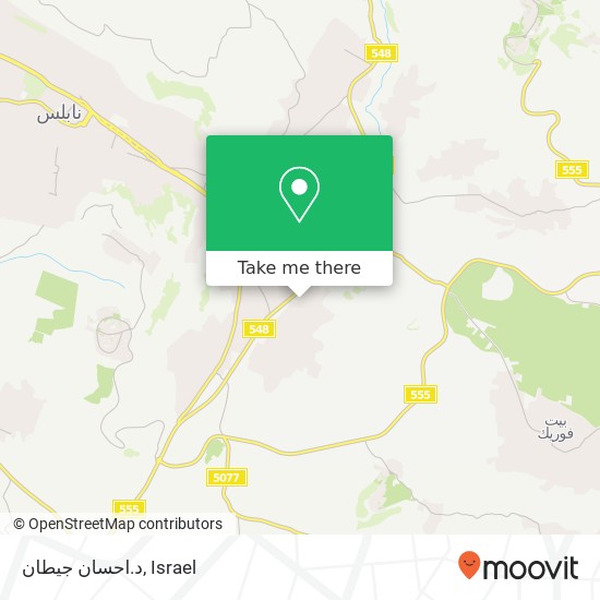 د.احسان جيطان map