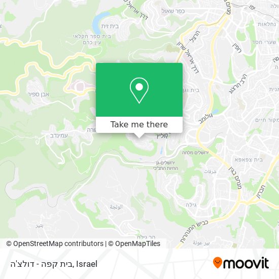 בית קפה - דולצ'ה map