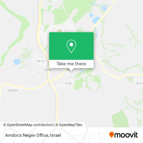 Amdocs Negev Office map