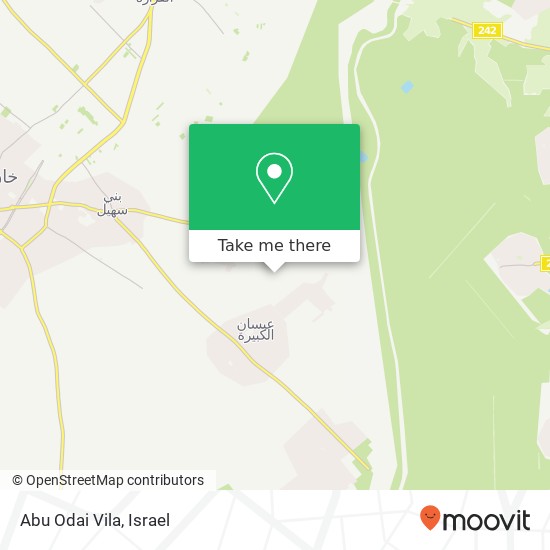 Abu Odai Vila map