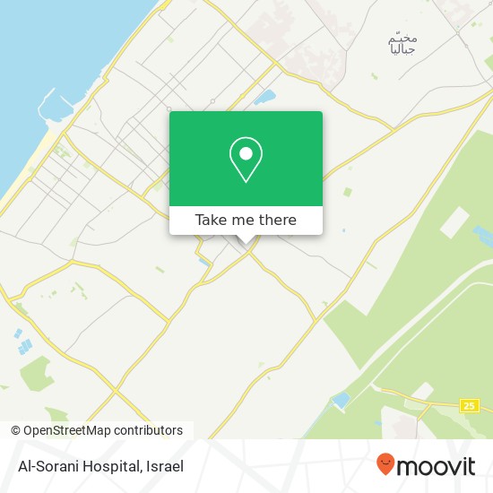 Al-Sorani Hospital map