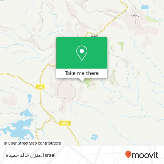 Карта منزل خالد حميدة