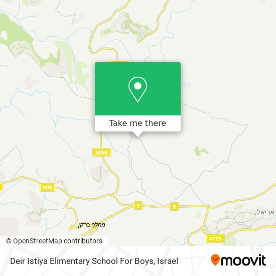 Карта Deir Istiya Elimentary School For Boys