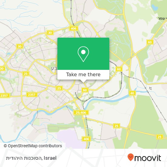 הסוכנות היהודית map