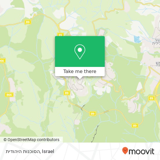 Карта הסוכנות היהודית