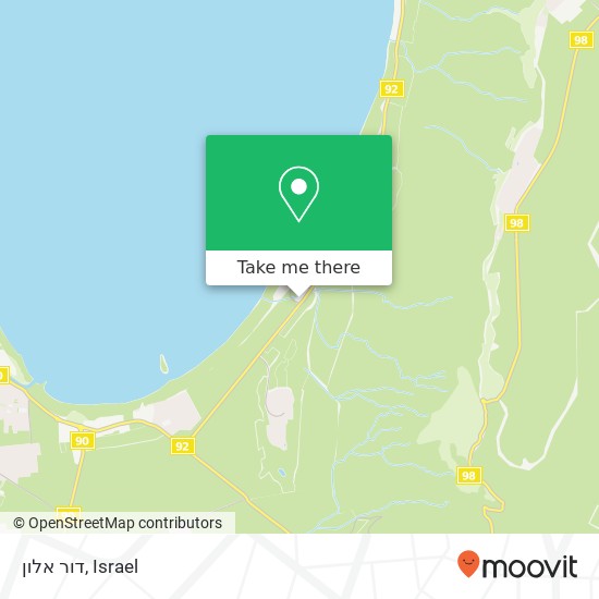 דור אלון map