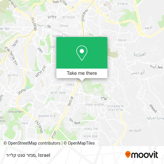 Карта מנזר סנט קלייר