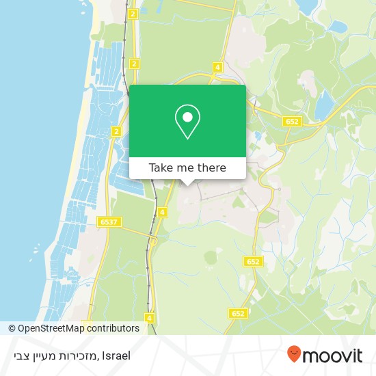 מזכירות מעיין צבי map