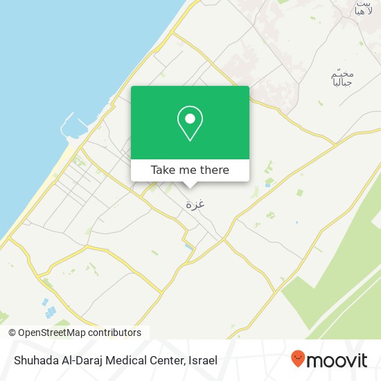 Shuhada Al-Daraj Medical Center map