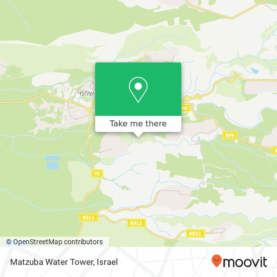 Matzuba Water Tower map