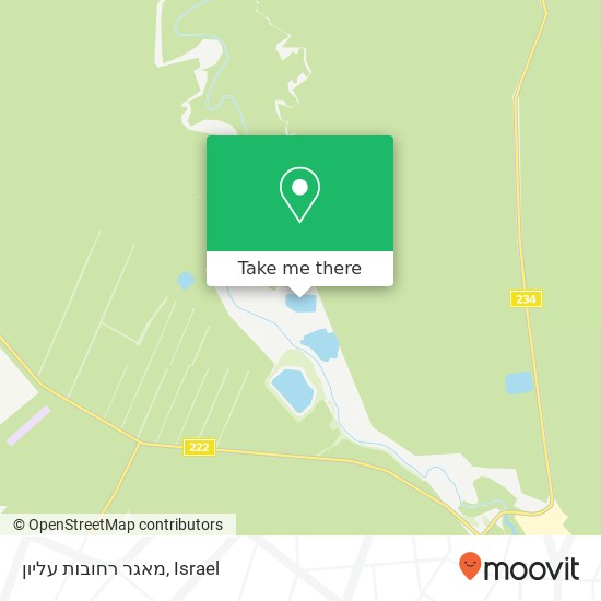 מאגר רחובות עליון map