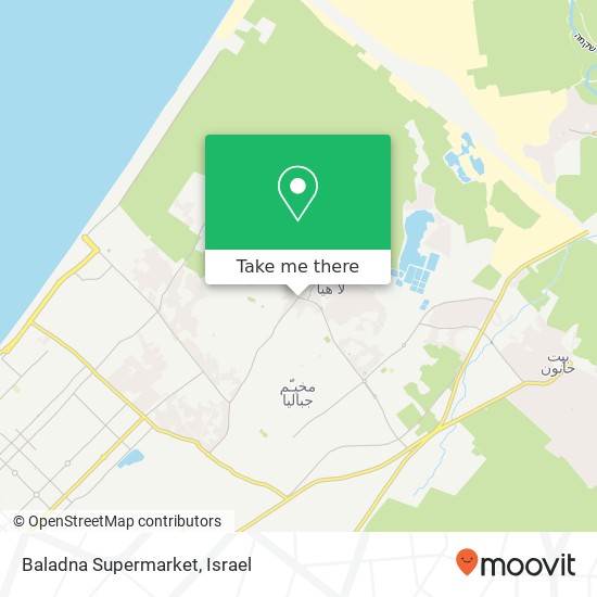 Baladna Supermarket map