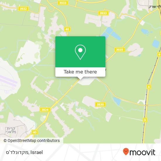 מקדונלד'ס map