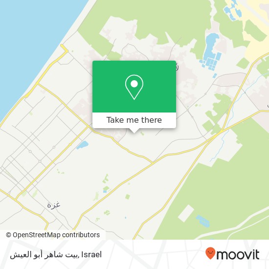 بيت شاهر أبو العيش map