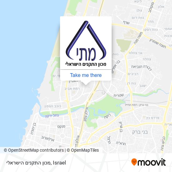 מכון התקנים הישראלי map