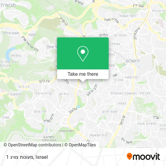 Карта מעונות צוויג 1