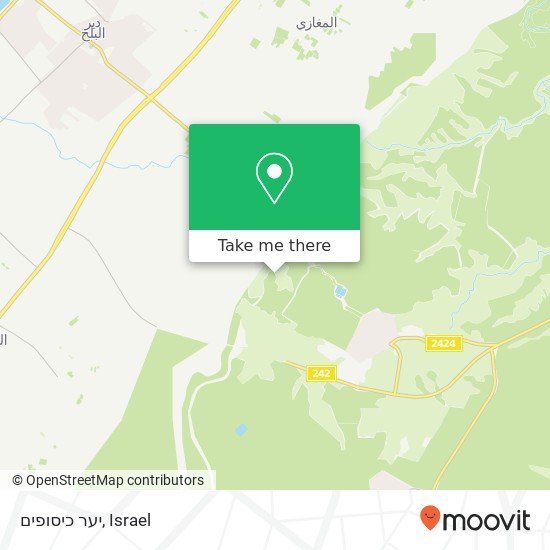 יער כיסופים map