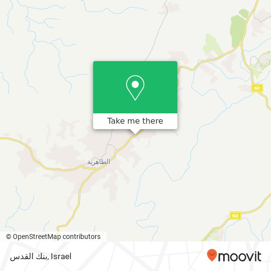 بنك القدس map