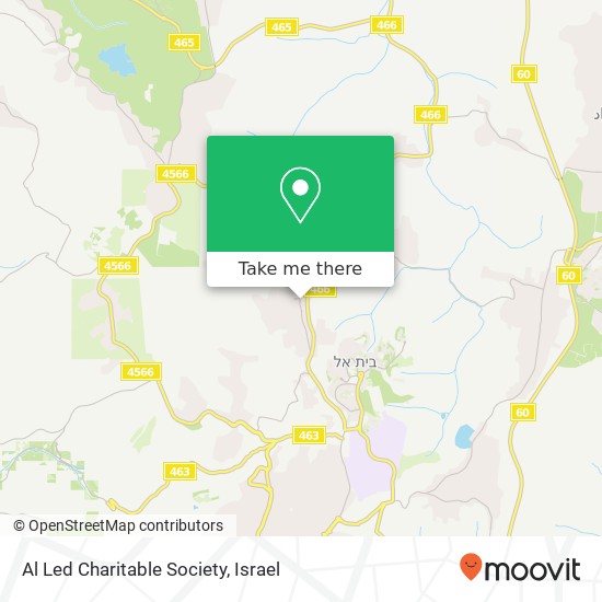 Al Led Charitable Society map