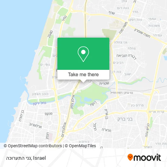 Карта גני התערוכה