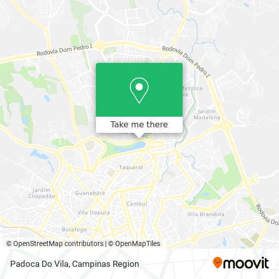 Padoca Do Vila map