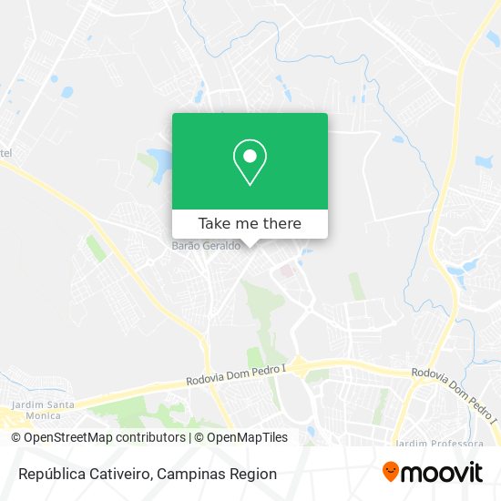 República Cativeiro map