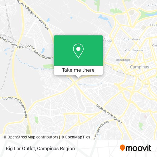 Mapa Big Lar Outlet