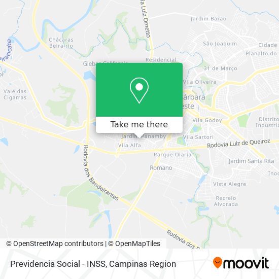 Previdencia Social - INSS map