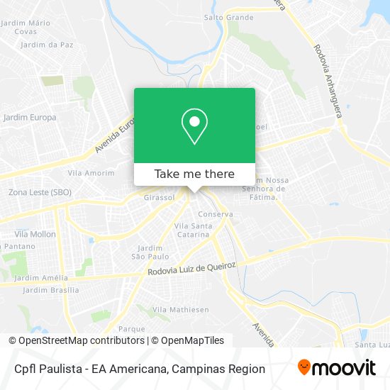 Cpfl Paulista - EA Americana map