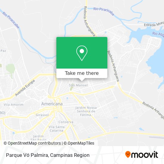 Parque Vó Palmira map
