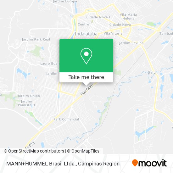 Cómo llegar a MANN+HUMMEL Brasil Ltda. en Indaiatuba en Autobús?