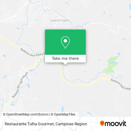 Mapa Restaurante Tulha Gourmet