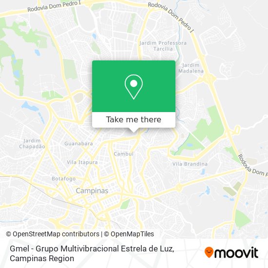Gmel - Grupo Multivibracional Estrela de Luz map