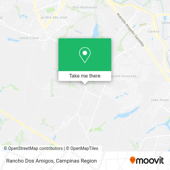 Rancho Dos Amigos map